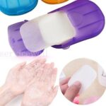 100-200PCS Portable Washing Slice Sheets Hand Bath Scented Foaming Paper Soap AU - Image 4