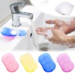 100-200PCS Portable Washing Slice Sheets Hand Bath Scented Foaming Paper Soap AU - Image 3