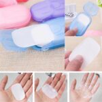 100-200PCS Portable Washing Slice Sheets Hand Bath Scented Foaming Paper Soap AU - Image 2