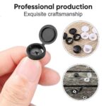 100/200pcPlastic Screw Cover Caps Holes Cams Furniture Kitchen Button Nuts Bolts - Image 3