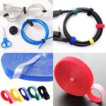 100-300pcs Reusable Cable Tie Nylon Hook Loop Strap Cord Ties PC TV Organiser AU - Image 2