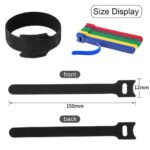 100-300pcs Reusable Cable Tie Nylon Hook Loop Strap Cord Ties PC TV Organiser AU - Image 6