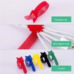 100-300pcs Reusable Cable Tie Nylon Hook Loop Strap Cord Ties PC TV Organiser AU - Image 7