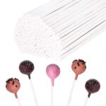 100 pcs Cake Pop Stick White Paper Sticks Lolly Lollipop Candy Party Supplies AU - Image 3