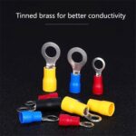 102X Crimp Terminals Insulated Electrical Wire Butt Connector Assorted Kit - Image 5