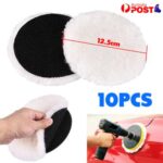 10PCS 125mm Car Polishing Pad Polish Waxing Pads Imitation Wool Polisher