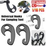 10Pcs Universal Hooks For Cargo Net Trailer Net Camping Tent Bungee Cord Luggage