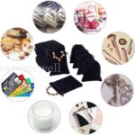 10/100pcs Velvet Jewellery Drawstring Wedding Gift Bag Favour Pouches Bags - Image 3