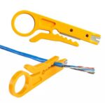 10/20Plastic Strip Data Cable Wire Punch Down Cutter Stripper Manual Pliers Tool - Image 3