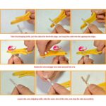 10/20Plastic Strip Data Cable Wire Punch Down Cutter Stripper Manual Pliers Tool - Image 2