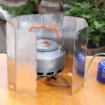 10 plates Foldable Aluminum Camping Cooker BBQ Gas Stove Wind Shield Screen AU - Image 7
