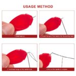 10 x Simple DIY Needle Threader Threading Hand Threading Sewing Threaders Tools - Image 3