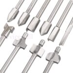 10pcs 1/8  3mm HSS Shank Carpentry Router Bits for Dremel Rotary Craft Tools Set - Image 5