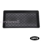 10pcs Seedling Tray Fine Holes Plant Propagation Seedling Hydroponic Rectangular - Image 5