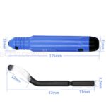 11pcs Deburring Tool Kit High-Speed Steel HSS Rotary Deburr Trimming Tool Handle - Image 2