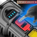 12000000LM LED Flashlight Super Bright Torch Camp Lamp 4 Modes USB Rechargeable - Image 3