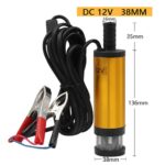 12V Aluminium Diesel Fuel Pump Submersible Transfer Vessel Water Oil for Car New - Image 2