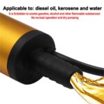 12V Aluminium Diesel Fuel Pump Submersible Transfer Vessel Water Oil for Car New - Image 5