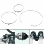 12X Adjustable CV Boot Joint Clamp Stainless Steel Clamps Clips 2 Size Universal - Image 3