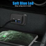 12/24V PD+QC3.0 Dual USB Port Car RV Fast Charger Socket Waterproof Power Outlet - Image 6