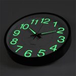 12  Wall Clock Glow In The Dark Silent Quartz Indoor/Outdoor Home Luminous Clock - Image 6