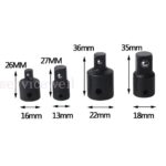 12x Drill Socket Adapter Set Impact Nut Driver Bit Extension Hex 1/4  1/2  3/8 - Image 5