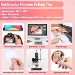 150PCS Sublimation Blanks Products Set Keychain,Earring Crafts Jewelry Ornament - Image 3
