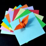 15X15CM 100pcs Square Colored Origami Folding Paper DIY Crafts Tools 10 Color AU - Image 2