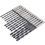 15 PCS Quick Change Hex Shank Drill Bits Set HSS Steel Wood Timber Drilling AUS - Image 7