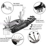 16/32PCS Mountain Bike Tyre Repair Puncture Kit Bicycle Tool Pump Carry Bag - Image 3