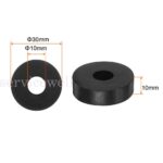 16pcs Flat Neoprene Rubber Washers/Spacers 10mm Thickness - Image 4