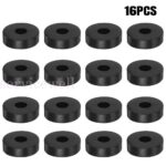 16pcs Flat Neoprene Rubber Washers/Spacers 10mm Thickness - Image 3