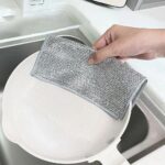 1-10X Multipurpose Wire Dishwashing Rags for Wet and Dry, Wire Dishwashing Rag - Image 7