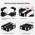 1/2PCS Bed Sheet Organizer Bedding Organizer Large Capacity Household Bed Sheets - Image 7