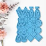 1-2PCS Gifts Earrings Epoxy Resin Mold Ear Studs Dangle Casting Silicone Mould - Image 3