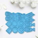 1-2PCS Gifts Earrings Epoxy Resin Mold Ear Studs Dangle Casting Silicone Mould - Image 4