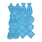 1-2PCS Gifts Earrings Epoxy Resin Mold Ear Studs Dangle Casting Silicone Mould - Image 7