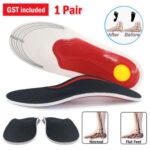 1/2Pairs Foot Arch Support Plantar Fasciitis Insoles Insert Orthotic Shoes Pad
