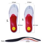1/2Pairs Foot Arch Support Plantar Fasciitis Insoles Insert Orthotic Shoes Pad - Image 2
