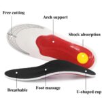 1/2Pairs Foot Arch Support Plantar Fasciitis Insoles Insert Orthotic Shoes Pad - Image 5