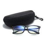 1/2Portable Zipper EyeGlasses Sunglasses Clam Shell Hard Protector Case BoxPouch - Image 7