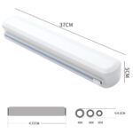 1/2X Food Wrap Plastic Dispenser Cutter Foil Film Storage Holder Box Kitchen AU - Image 2
