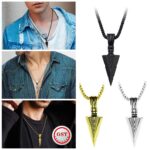 1/2/3PCS Jewelry Chain Punk Style ARROWHEAD Pendant Necklace Men Women Pendant - Image 2
