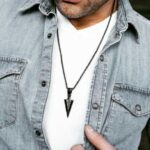 1/2/3PCS Jewelry Chain Punk Style ARROWHEAD Pendant Necklace Men Women Pendant