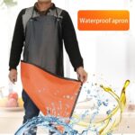 1/2/3pcs Waterproof Apron PVC Apron Chef Butcher Work Heavy duty Royal Black - Image 4