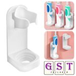 1/2/4/6pcsElectric Toothbrush Holder Wall Mounted Adhesive Tooth Brush Organizer