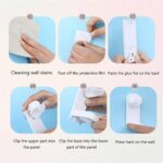 1/2/4/6pcsElectric Toothbrush Holder Wall Mounted Adhesive Tooth Brush Organizer - Image 3