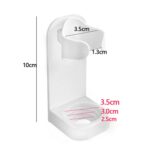 1/2/4/6pcsElectric Toothbrush Holder Wall Mounted Adhesive Tooth Brush Organizer - Image 2