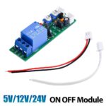 1/2 DC5V/12V/24V ON OFF Module Infinite Loop Cycle Timing Timer Time Delay Relay - Image 3