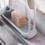 1/2xKitchen Sink Faucet Shelf Sponge Dish Cloth Rack Holder Storage Organizer - Image 3